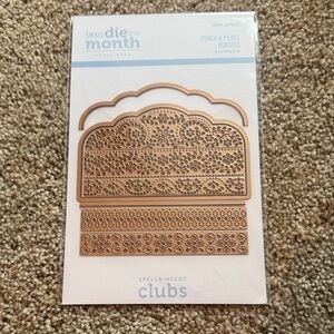Spellbinders Punch & Pierce Borders Die Set